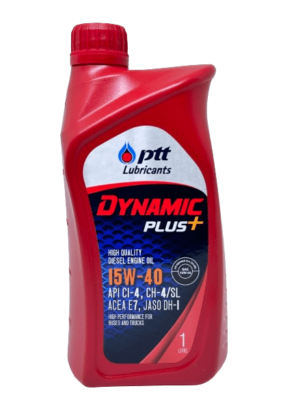 น้ำมันเครื่อง D-ไดนามิก 15W40 ฝาแดง