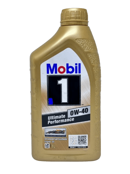 น้ำมันเครื่อง โมบิล 1 1L 0W40 ทอง